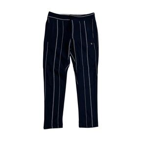 Kids Striped‎ Leggings - Black and White